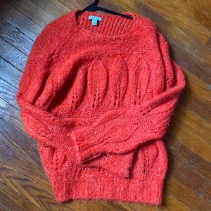 NWT Topshop 🌺 Petal Pointelle Oversized Sweater